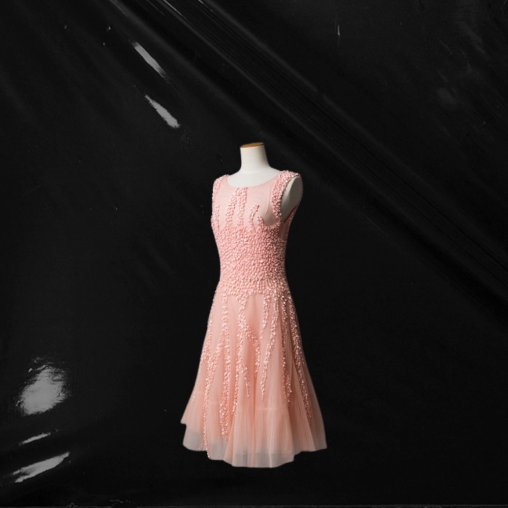 Beautiful beaded Trelise Cooper Knee Length Tulle Cocktail Dress
